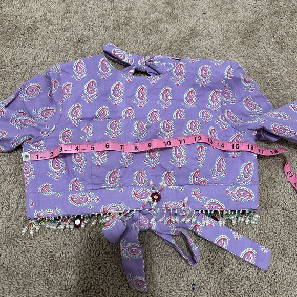 Annu’s Creation purple multicolor chaniya choli lehenga - Picture 11 of 17